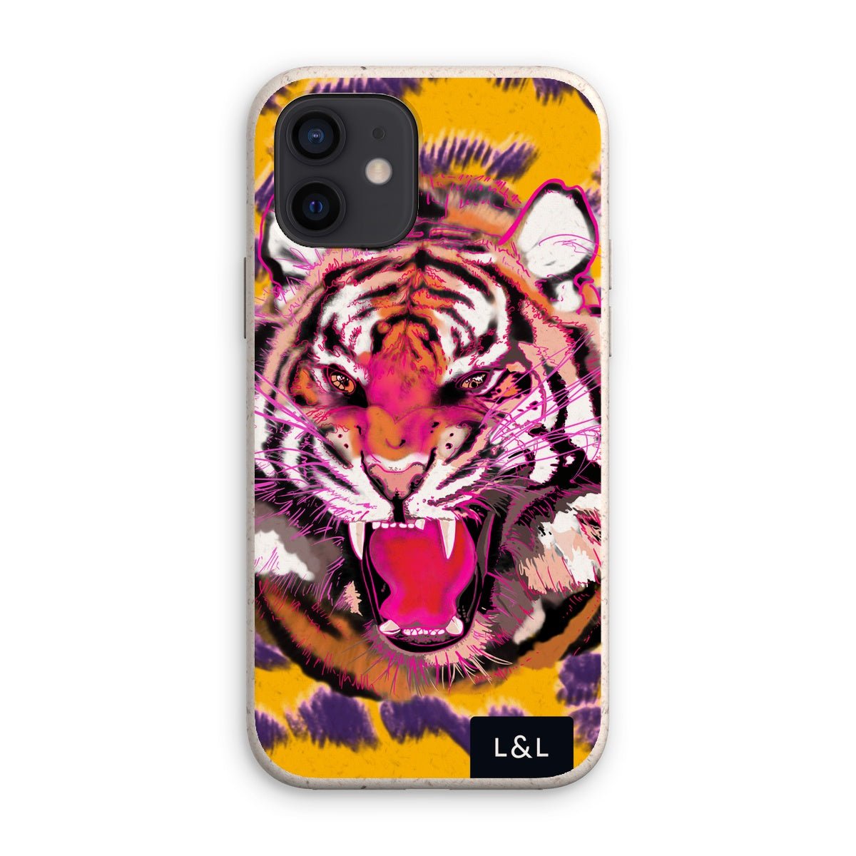 Neon Tiger Eco Phone Case - Loam & Lore