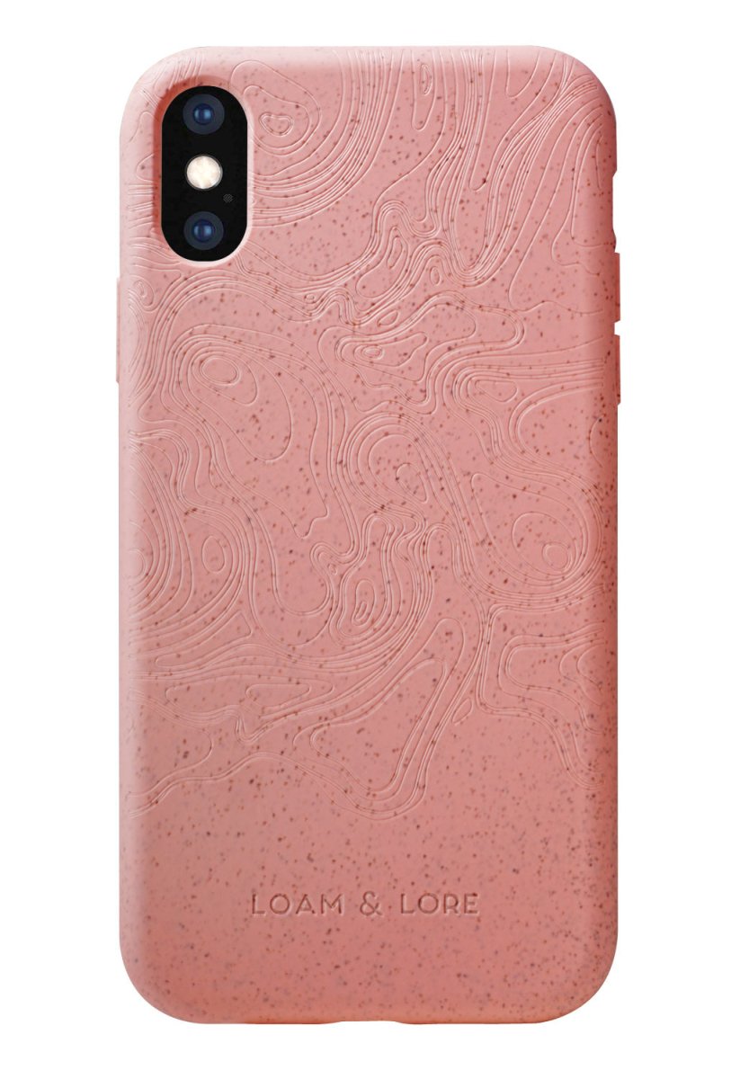 Sale - Biodegradable iPhone X / XS Case (Pink) - Loam & Lore