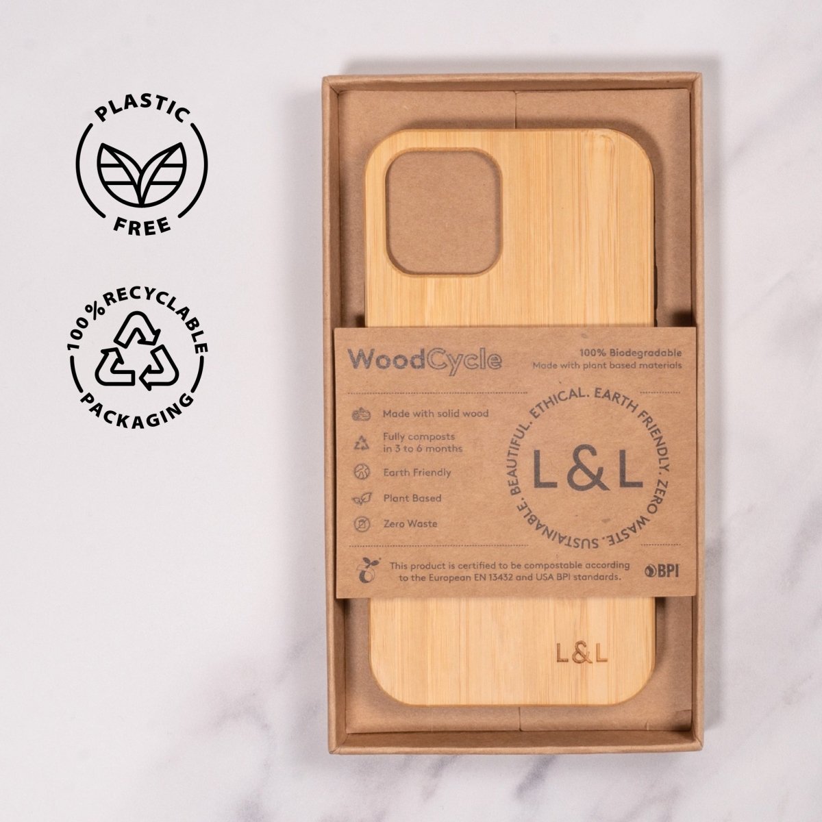 Sale - Eco Friendly Bamboo iPhone 12 / 12 Pro Case - Loam & Lore
